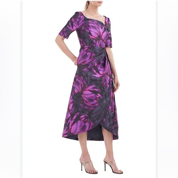 NWT Kay Unger Tallulah Tea Length Dress - Picture 6 of 13